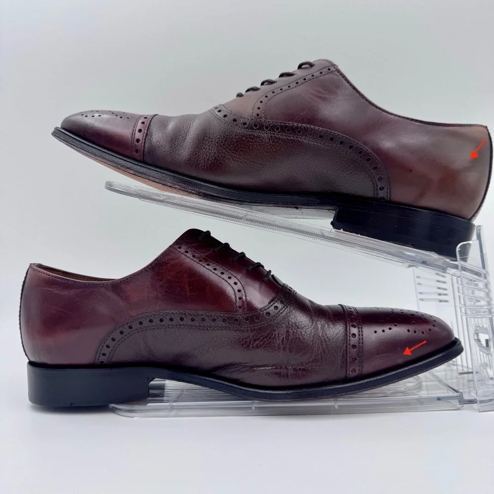 Florsheim Imperial Men's Brown Leather Cap Toe Brogue Oxford Shoes | Bio Comfort